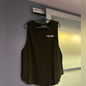 Full Send Nelk Tank Top Olive